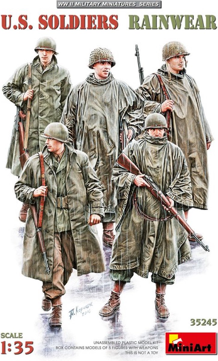 MiniArt | 35245 | U.S. soldiers in rainwear | 1:35